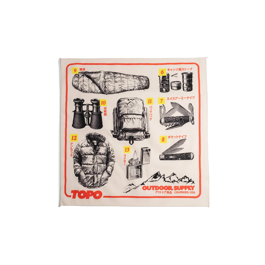 Topo Designs x Pine Printshop Catalog Bandana